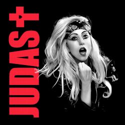 Albumart Judas from Lady Gaga.