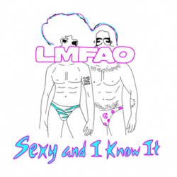 Albumart Sexy and I Know It from LMFAO .