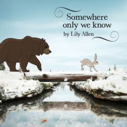 Albumart Somewhere only we know from Lily Allen.